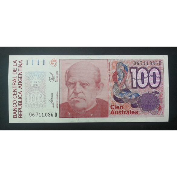 Argentina 100 Australes 1989 UNC