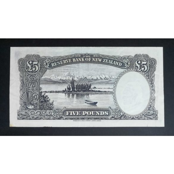 New Zealand 5 Pounds 1967 VF