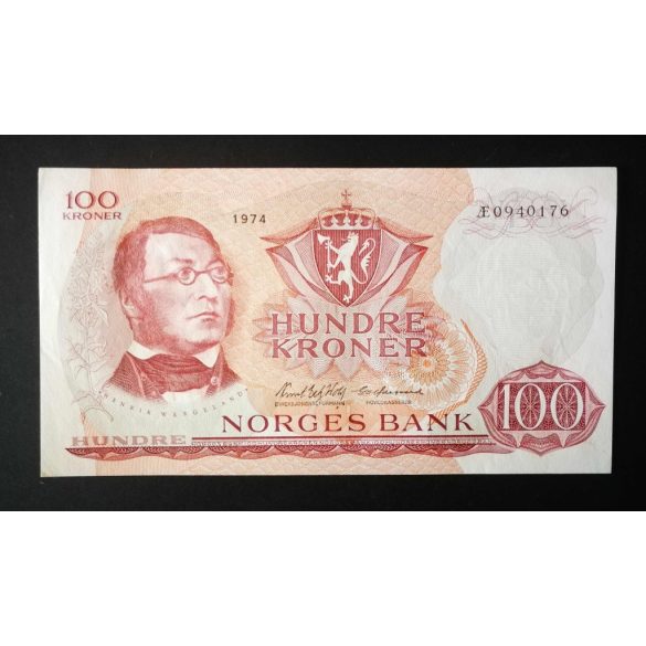 Norway 100 Kroner 1974 XF+