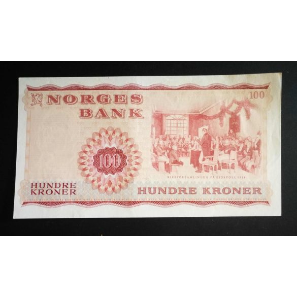 Norway 100 Kroner 1974 XF+