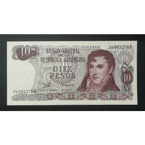 Argentína 10 Pesos 1976 Unc 