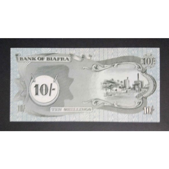 Biafra 10 Shillings 1968 UNC 