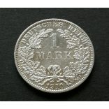 Németország 1 Márka 1910 5,5 g ezüst