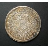 Magyarország I. Lipót (1657-1705) Tallér 1693 KB aXF/ XF ezüst 28,44 g, karc