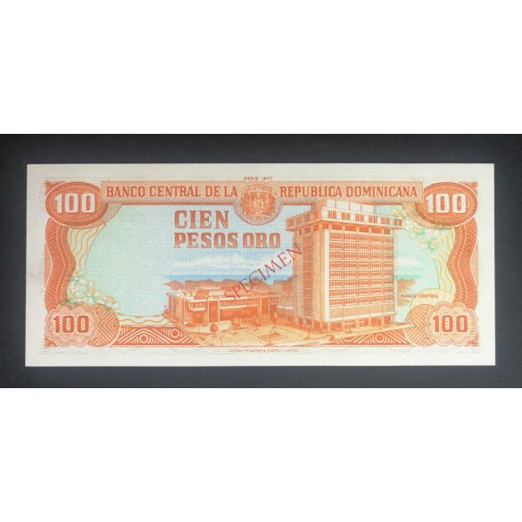 Dominica 100 Pesos oro 1977 UNC Specimen