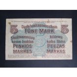 Germany 5 Mark Poland, Lithuania, Latvia occupation 1918 F