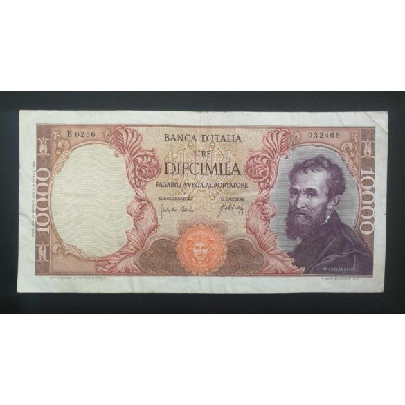 Olaszország 10000 Lire 1966 F