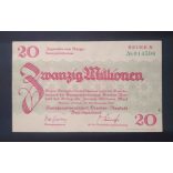 Germany Dresden 20 Million Mark 1923 XF