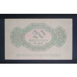 Germany Dresden 20 Million Mark 1923 XF