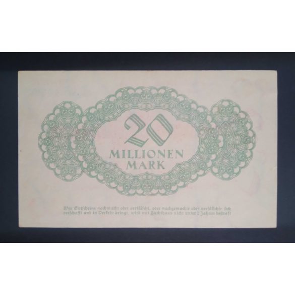 Germany Dresden 20 Million Mark 1923 XF