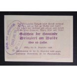 Austria 10 Heller 1920 Unc Weinzierl 