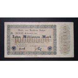 Germany 10 Million Mark 1923 F Aachen