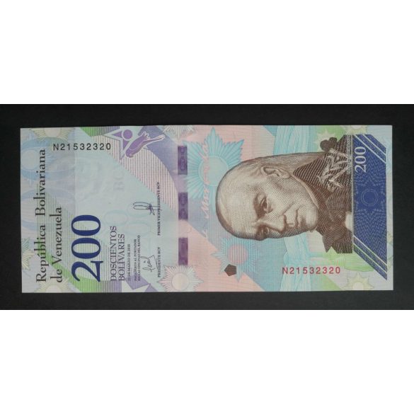 Venezuela 200 Bolivares 2018 Unc