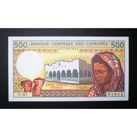 Comoros 500 Francs 1994 P-10b.3 UNC