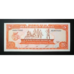 Haiti 5 Gourdes 1989 UNC 