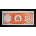 Haiti 5 Gourdes 1989 UNC 