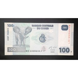 Kongó 100 Francs 2013 Unc 