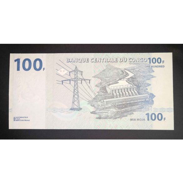 Kongó 100 Francs 2013 Unc 