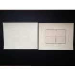 Magyarország 1950 UPU blokkpár ** 