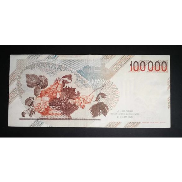 Italy 100000 Lire 1983 VF-