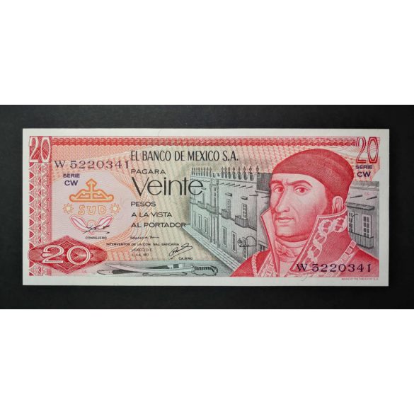 Mexikó 20 Pesos 1977 UNC