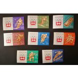Magyarország 1963 Téli olimpia Innsbruck, vágott ** postatiszta A 