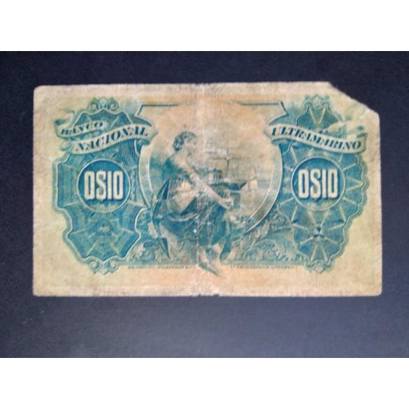 Mozambik 10 Centavos 1914 VG