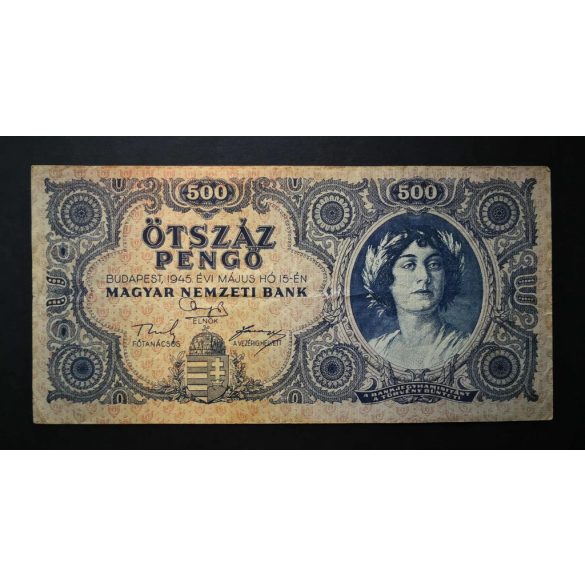 Hungary 500 Pengő 1945 F