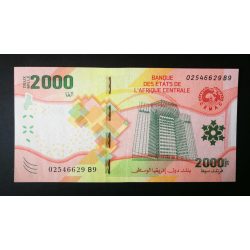 Central African States 2000 Francs 2022 Unc