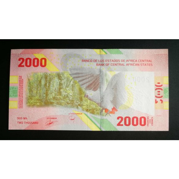 Közép-afrikai Államok 2000 Francs 2022 Unc 