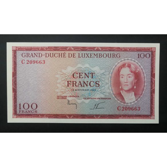 Luxemburg 100 Francs 1963 UNC