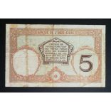 New Caledonia 5 Francs 1926 F