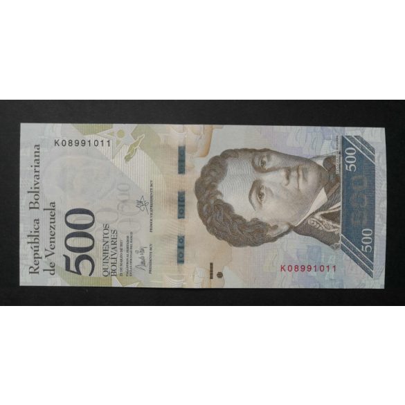 Venezuela 500 Bolivares 2017 UNC 