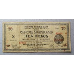 Fülöp-szigetek 10 Pesos 1941 F-