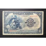 Kingdom of Serbo-Croatian-Slovenian 10 Dinara 1920 F