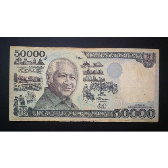 Indonézia 50000 Rupiah 1995 F