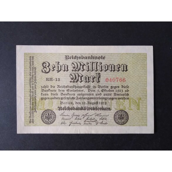 Germany 10 Million Mark 1923 AUNC-