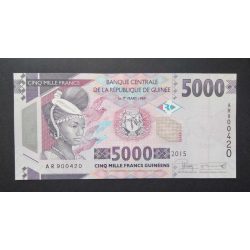 Guinea 5000 Francs 2015 UNC 