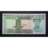 Ghana 20 Cedis 1982 AUNC-