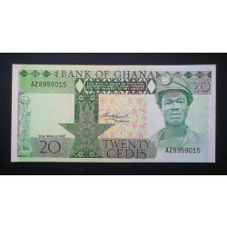 Ghána 20 Cedis 1982 AUNC-