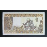 West African States Togo 1000 Francs 1985 XF+