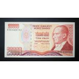 Turkey 20000 Lira 1995 UNC