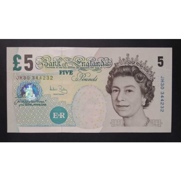 England 5 Pounds 2002 Unc