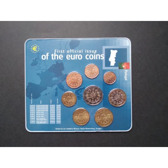 Eu Euro set Unc Portugal