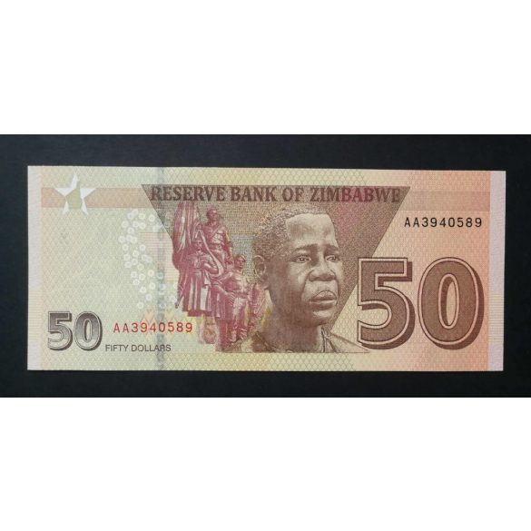 Zimbabwe 50 Dollars 2020/21 UNC 