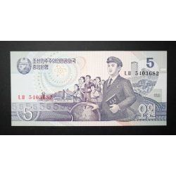 North Korea 5 Won 1998 UNC