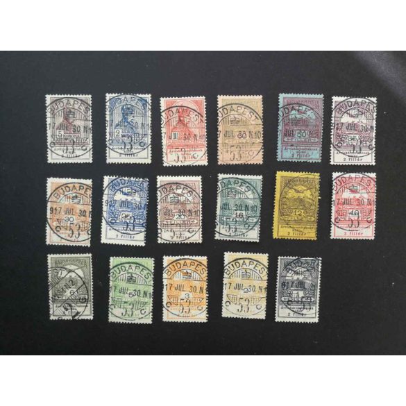 Magyarország 1913 Árvíz Budapest bélyegzés J