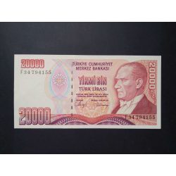 Törökország 20000 Lira 1988 UNC-