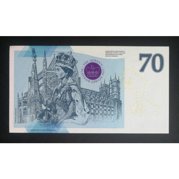 Anglia 70 Pounds 2022 Unc GB-QE-2022-70.1