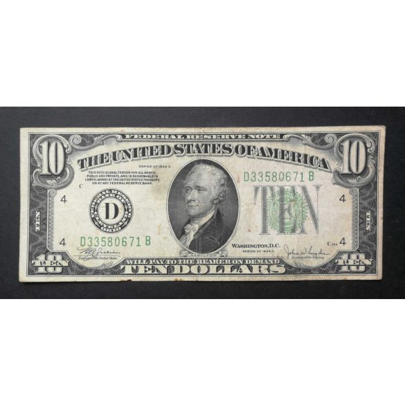 USA 10 Dollars 1934 F